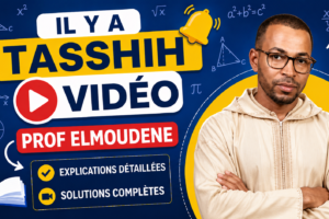 Examen maths 3ac 2025 – تصحيح الامتحان الجهوي رياضيات الثالثة اعداديج جهة الشرق